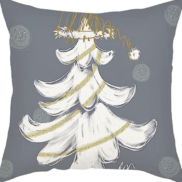 Winter Series Throw Pillow Cover Linen