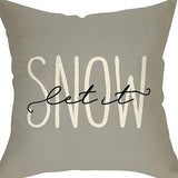 Winter Series Throw Pillow Cover Linen