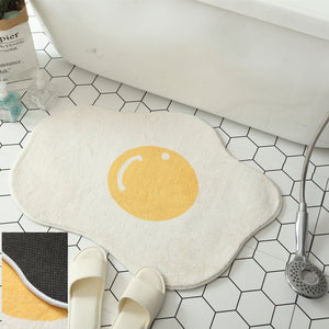 Funny Egg Entrance Carpet Hallway Bathroom Rug Area Rugs Kitchen Rug Bedroom Floor Mats Nordic Welcome Doormat Chic Room Decor