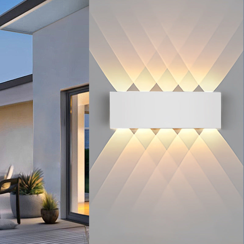 Outdoor LED White Telescope Wall Lamp Waterproof