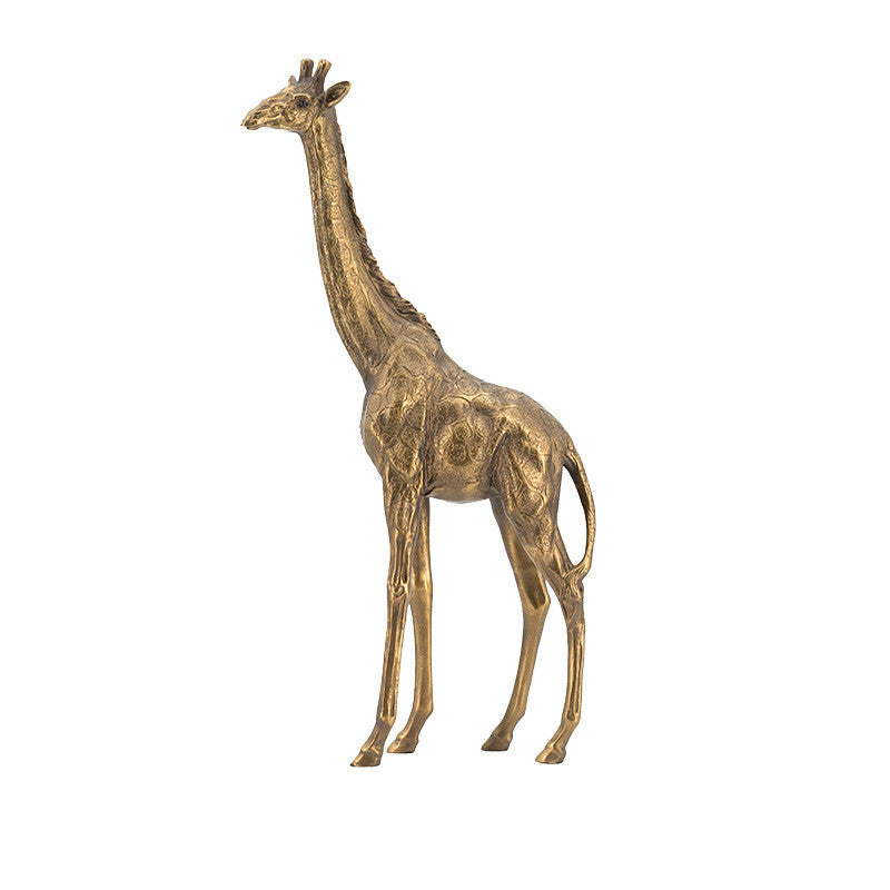 Study Room TV Cabinet Porch Giraffe Ornaments Large And Small Sculptures