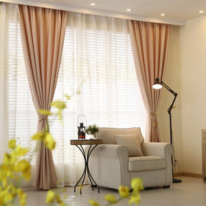 Velvet linen curtain cloth