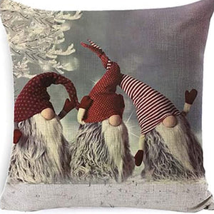 Winter Series Throw Pillow Cover Linen