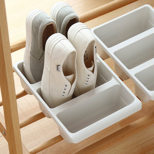 Transparent Simple Organizer Box Shoe Rack Storage