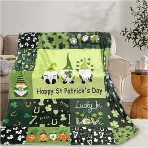 Blanket Clover Design Flannel Blanket Sofa Decorative Blanket Bed Sheet Bedspreads