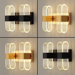 Golden Nordic Style Wall Lamp Lighting Fixture