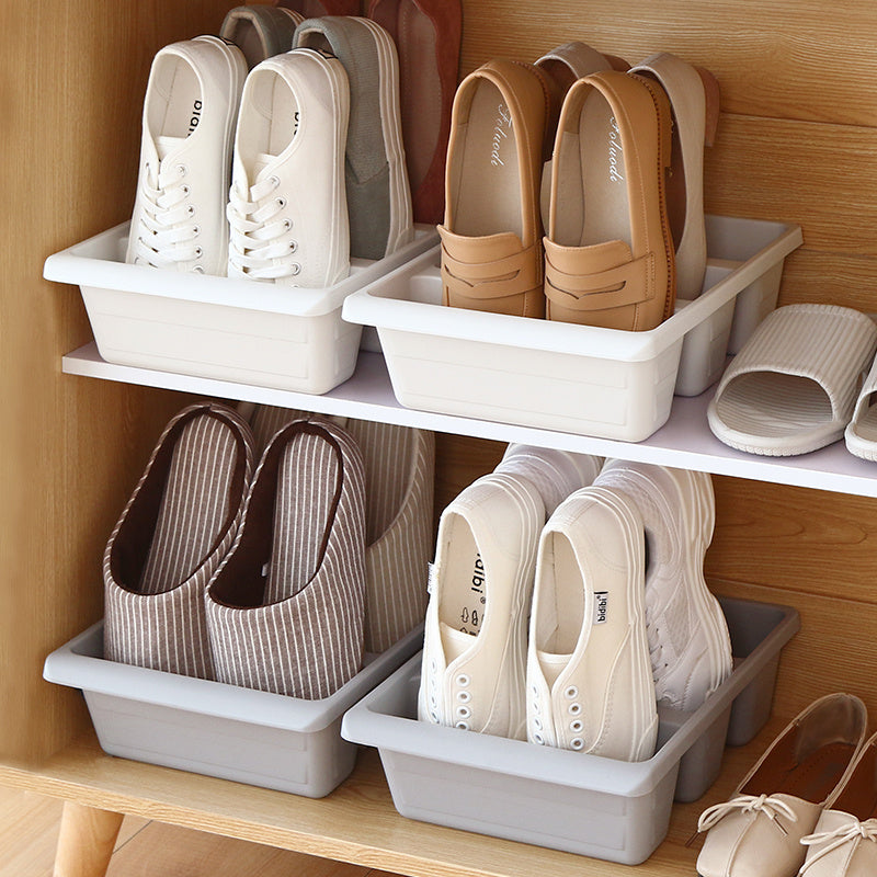 Transparent Simple Organizer Box Shoe Rack Storage