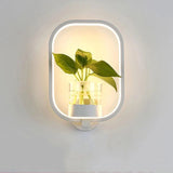 Decorative wall lamp on background wall