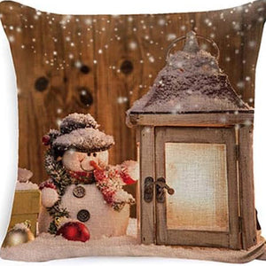 Winter Series Throw Pillow Cover Linen