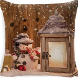 Winter Series Throw Pillow Cover Linen