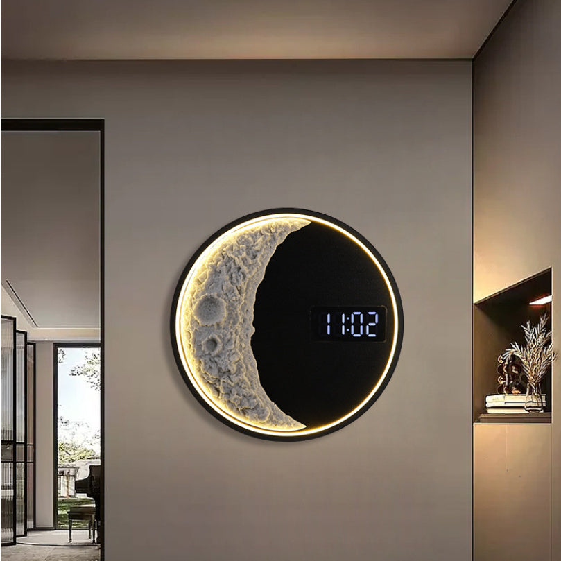 Living Room Background Wall Modern Minimalist Moon Wall Lamp