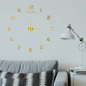 Acrylic Digital Decorative Wall Stickers Clocks