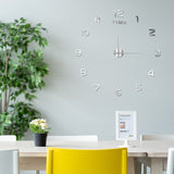 Acrylic Digital Decorative Wall Stickers Clocks