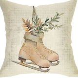 Winter Series Throw Pillow Cover Linen