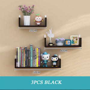 Wooden Wall Hanging Shelves for Living Space