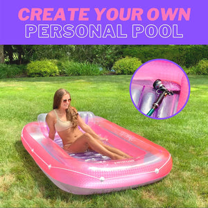 Floating Bathtub Summer Party Lounge Chair Floating Row