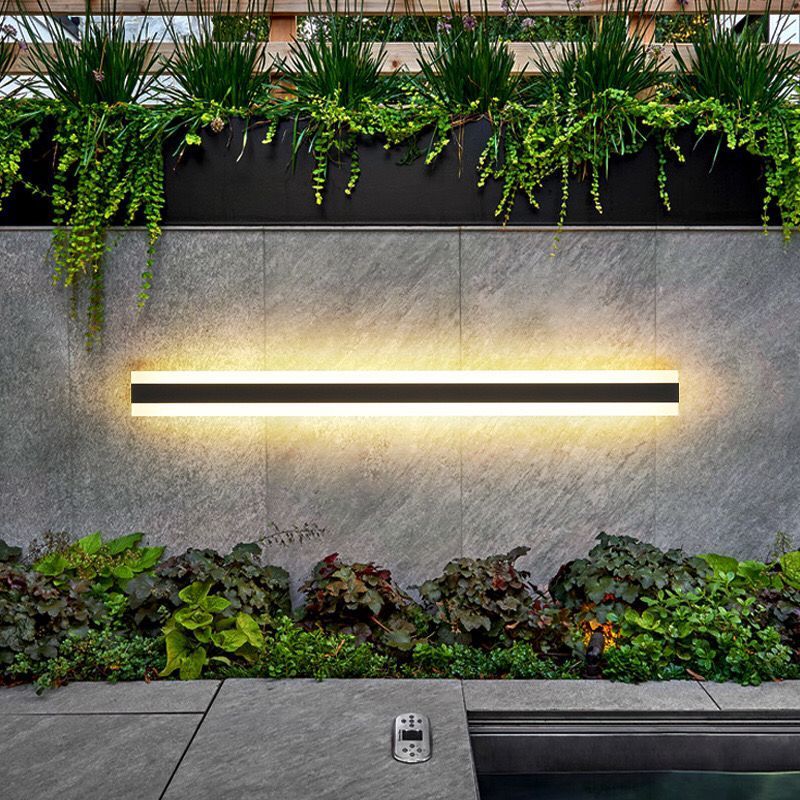 Outdoor Atmosphere Simple Waterproof Line Wall Lamp