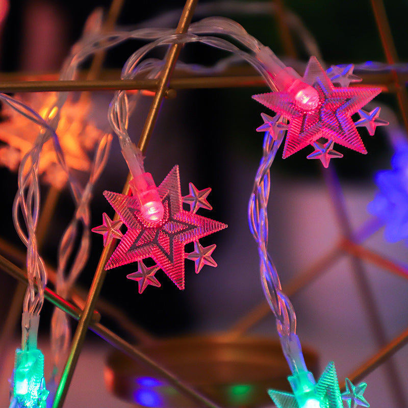 Five-pointed Star Lighting Chain Room Decoration Starry Sky Led Ambient Light