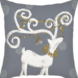 Winter Series Throw Pillow Cover Linen