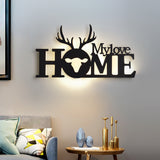 Led English Letter Wall Lamp Background Wall Creative