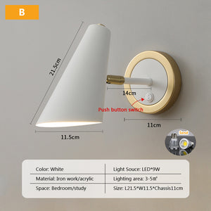 LED Study Reading Wall Lamp