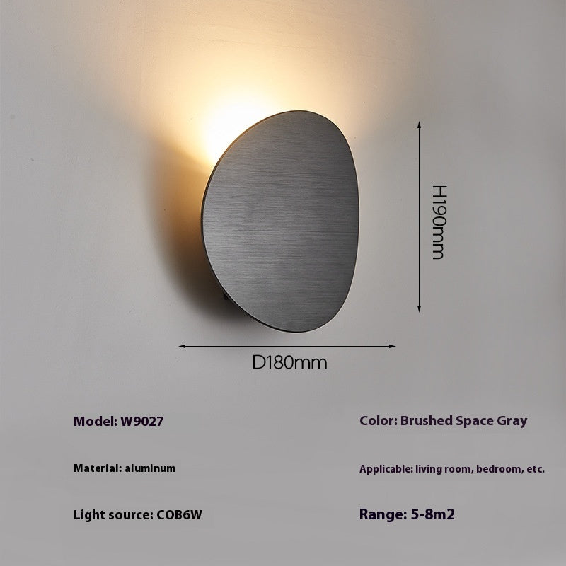 Simple Bedside Lamp Round Aisle Wall Lamp