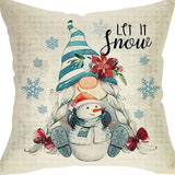 Winter Series Throw Pillow Cover Linen